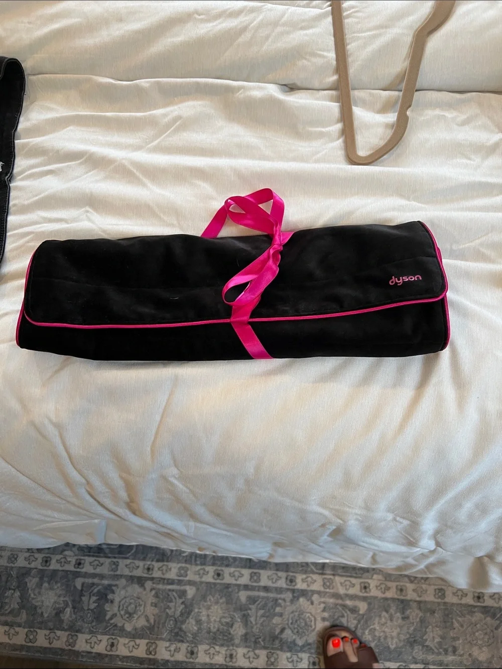 Dyson Black with Hot Pink Trim travel case